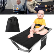 Estensione di Sedile per Bambini: Pedane per Bambini in Aereo - Nero Flessibile