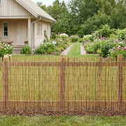Recinzione per Giardino Carbonizzato 300 x 100 cm Giunco 42031261