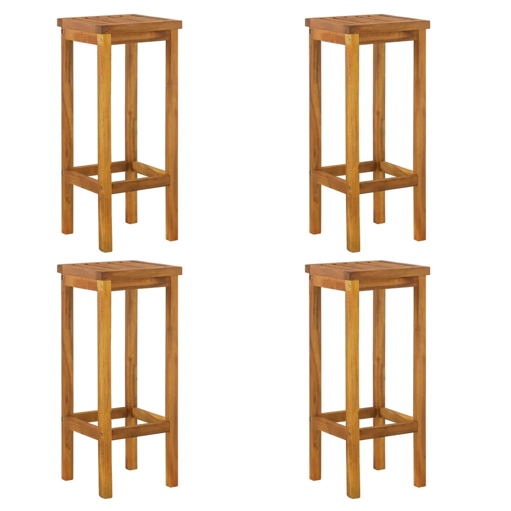Set da Bar da Giardino 5 pz | Set Salotto da Giardino in Legno Massello di Acacia