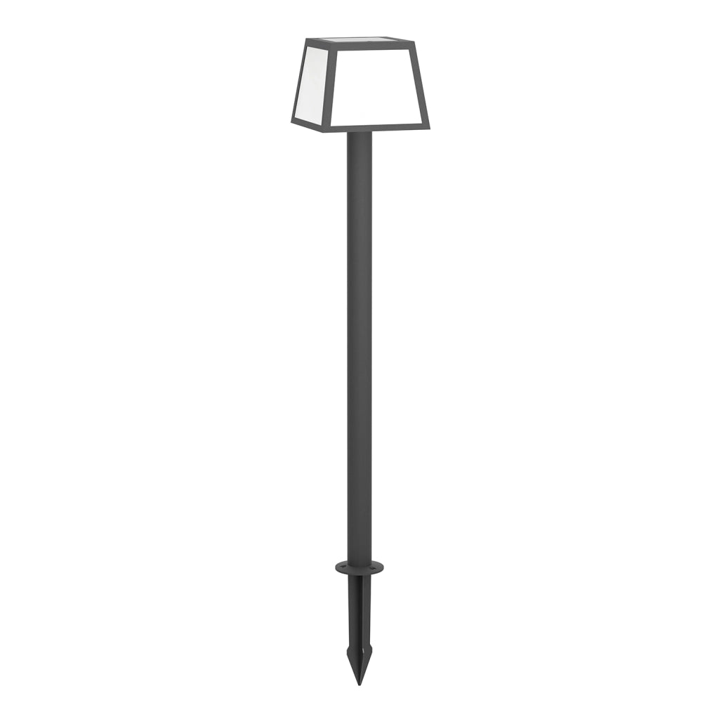 Luce Solare Esterno Picchetto Alto Moderno Altilia Policarbonato Nero Led