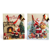 SACCHETTO PER TORTA REGALO NATALIZIO IN CARTA 25X25XH31 CM DI MERCURY
