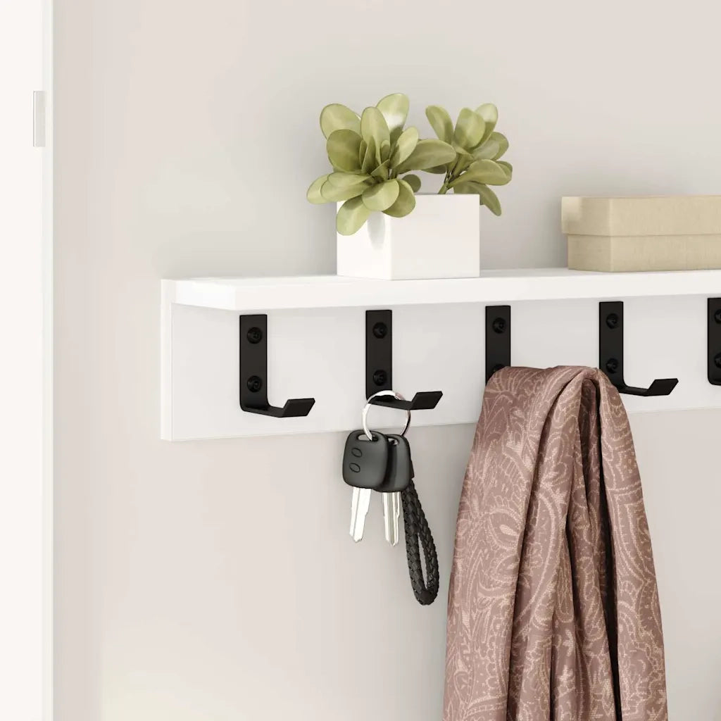 Appendiabiti a muro Bianco 60 x 10,5 x 10,5 cm 874355