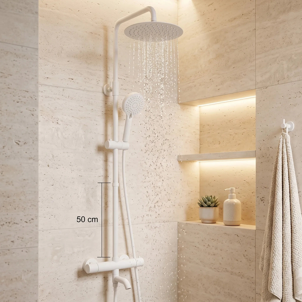 Prolunga Per Set Vasca/doccia White 50cm