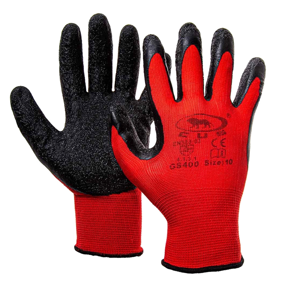 GUANTI IN LATTICE 'GS400' Tg. 8 (M)- 12 coppia  - BricoGo
