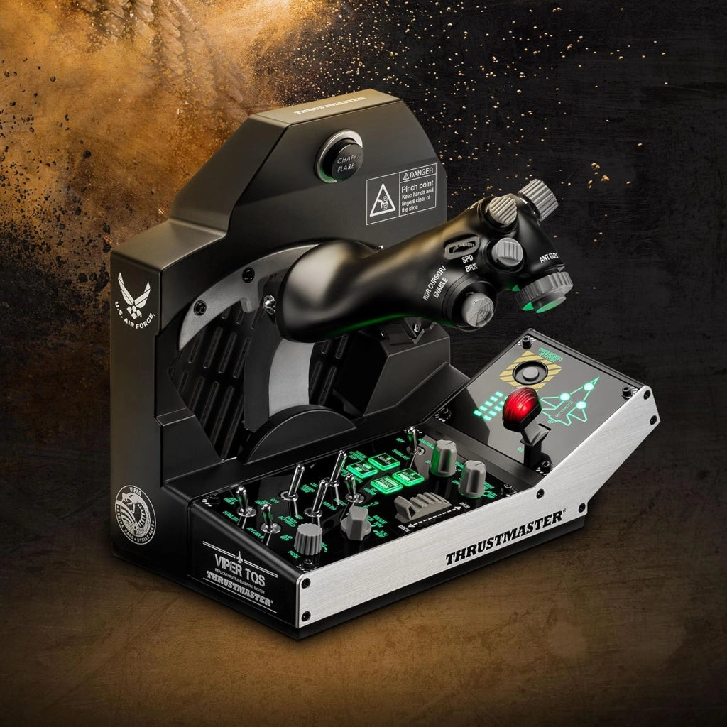 Viper TQS Mission Pack per PC, Sistema Quadrante Manetta in Metallo, Manetta e Pannello di Controllo Inclusi, Precisione Effetto Hall