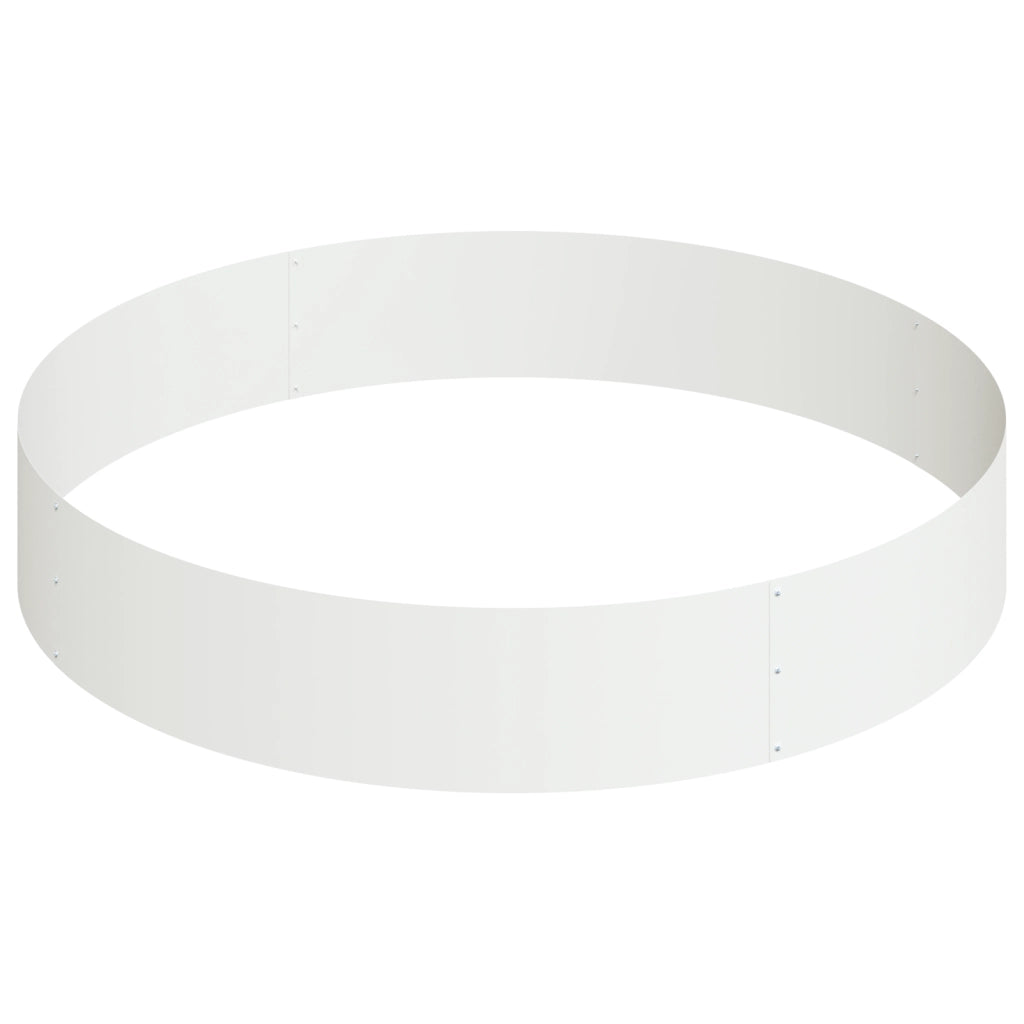 Vaso in Metallo Acciaio/bianco Acciaio verniciato a polvere Grande