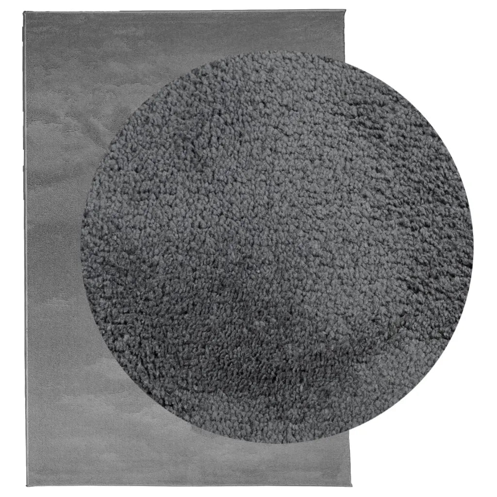 Tappeto del soggiorno | Tappeto OVIEDO a Pelo Corto Antracite 200x280 cm