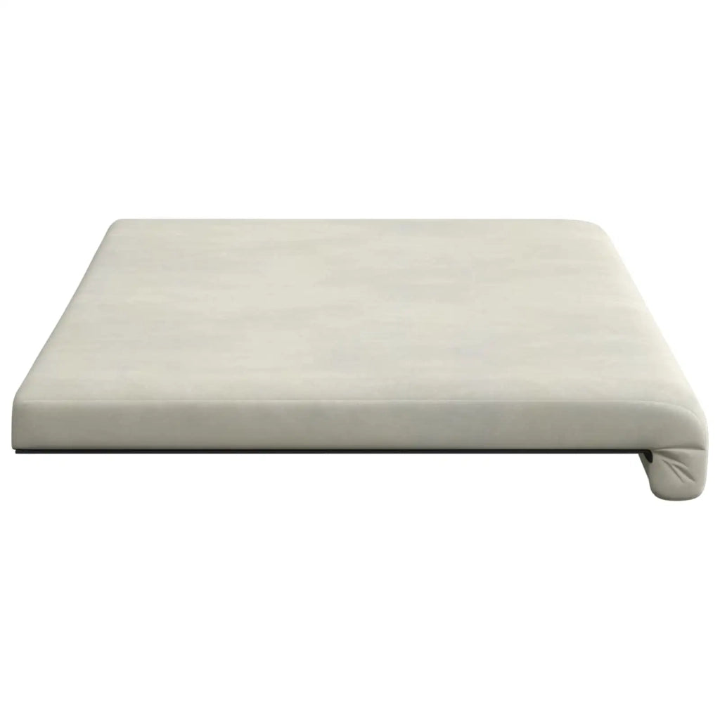 Cuscino per panchina Velluto (V) Crema Profondità 35 cm 42043260