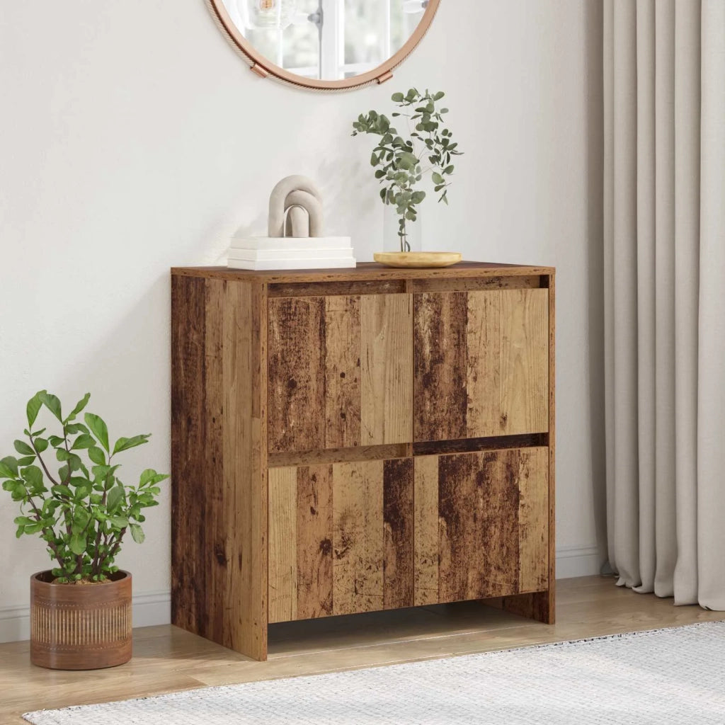 Credenza | Madia | Buffet da pranzo | Armadio da pranzo Legno vecchio 70 x 41 x 75 cm Legno multistrato