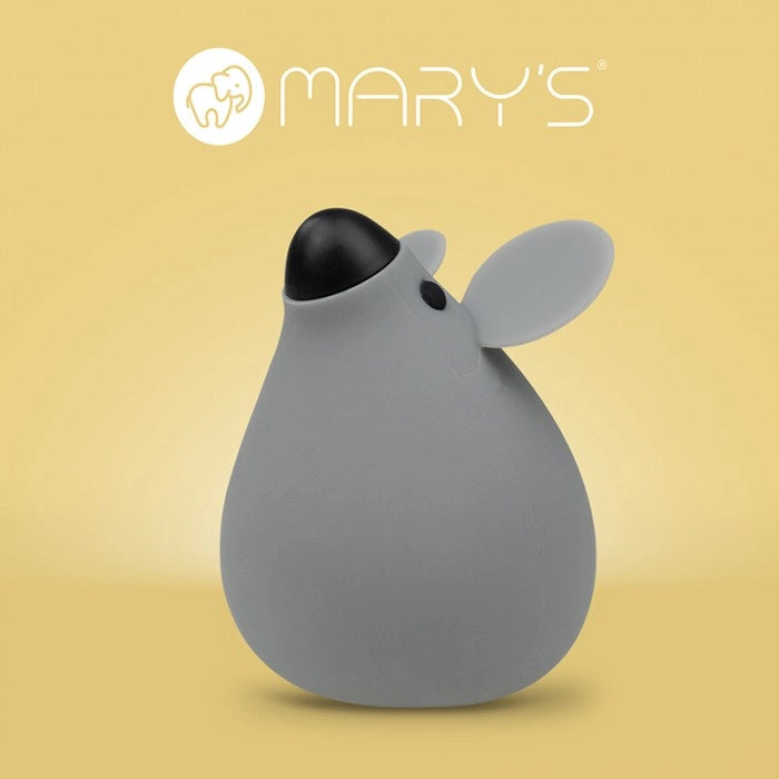 Lampada notturna LED topo ricaricabile dimmerabile grigia Mary's