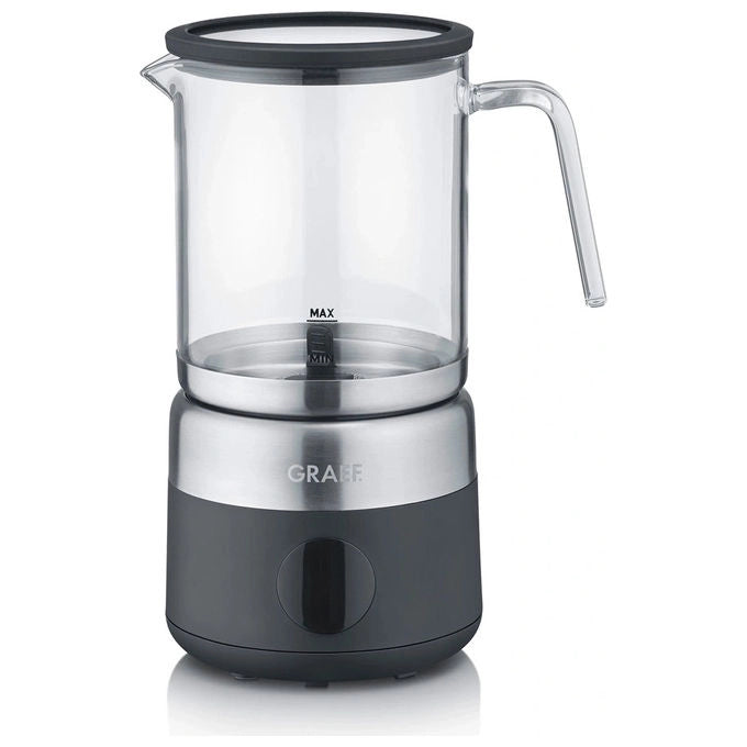 Graef MS802EU Montalatte 5 funzioni Caldo e Freddo Capacita' schiumatura 250 ml Capacita' riscaldamento 400 ml Materiale ciotola in vetro colore Nero