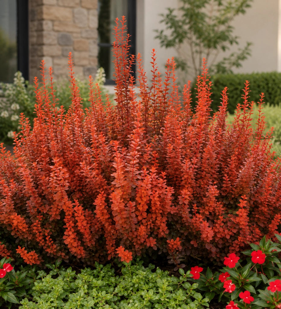 Gardenaria Berberis thunbergii 'Orange Rocket' - Arbusto ornamentale da giardino Altezza: 30/35 cm (vaso19)
