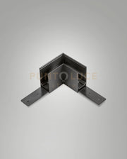 ANGOLO GIUNTO MECCANICO PER BINARIO 48V H5,4cm NERO