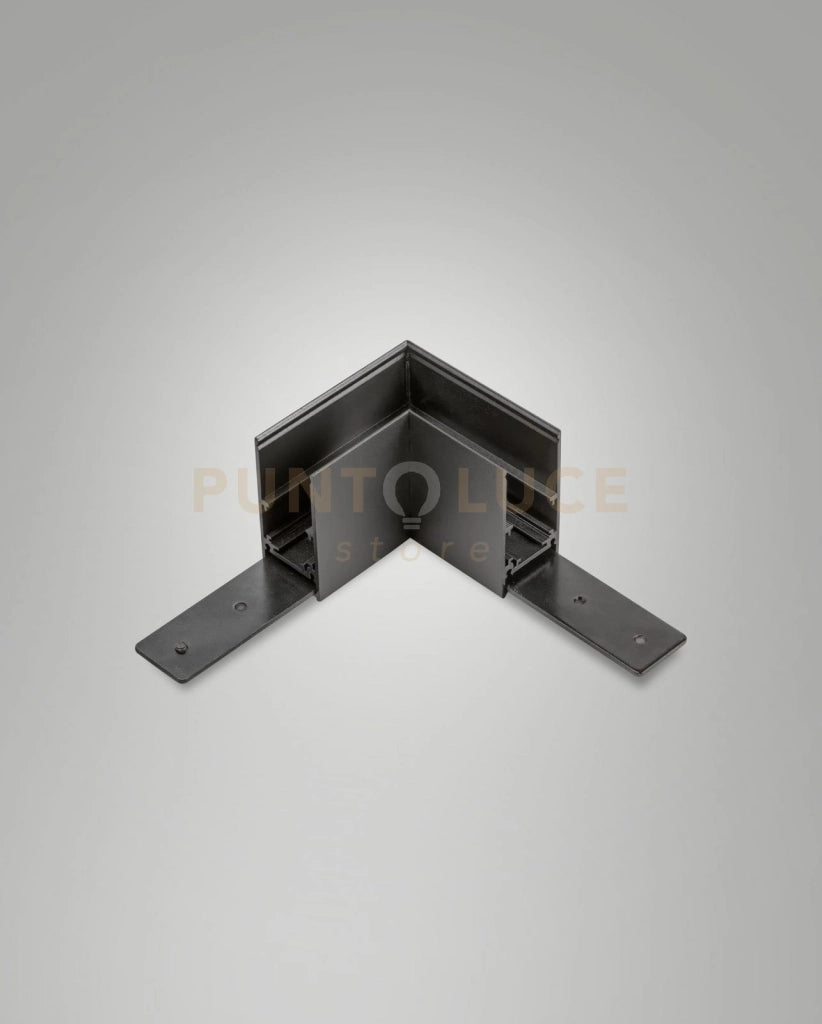 ANGOLO GIUNTO MECCANICO PER BINARIO 48V H5,4cm NERO