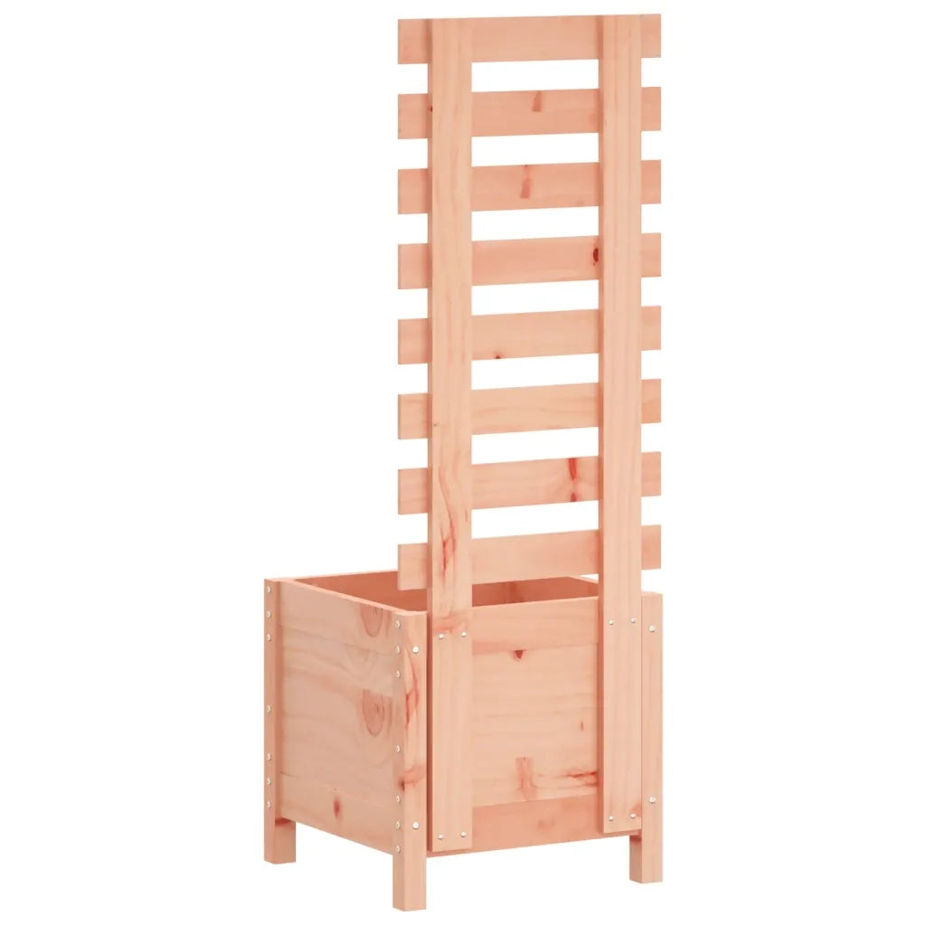 Fioriera Giardino con Rastrelliera 39x39,5x114cm Legno Douglas 832520