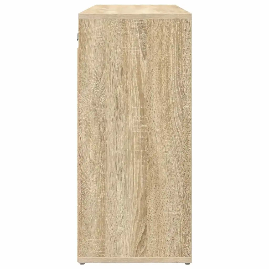 vidaXL Scarpiera rovere sonoma 77.5 x 30 x 67 cm Legno multistrato