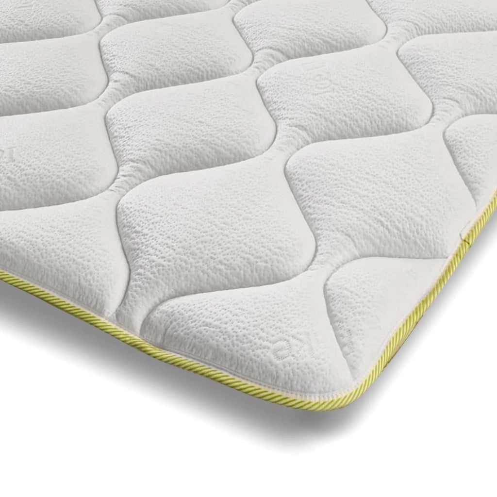 Topper Rinfrescante Singolo con Elastici 100X200 | Correttore Materasso con Tecnologia Cooler e Proprietà Ortopediche | Altezza 4 cm | Tessuto Traspirante e Antibatterico