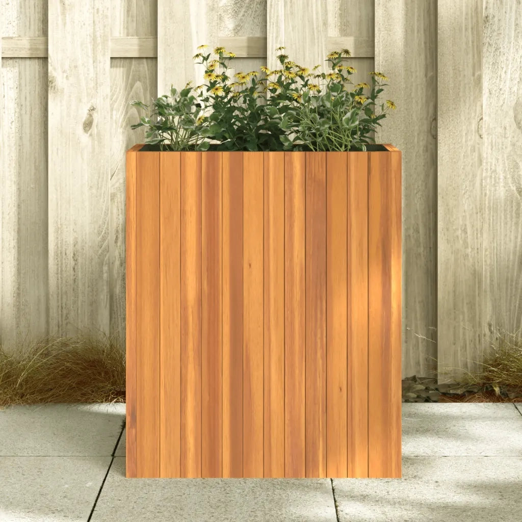 Fioriera da Giardino 59x27,5x70 cm in Legno Massello di Acacia 366506