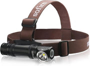 Lampada frontale ricaricabile SST40 Alta Potenza LED - Super Brillante - Massimo 2000lm - Torcia Ultra Potente con Ingresso USB C Integrato