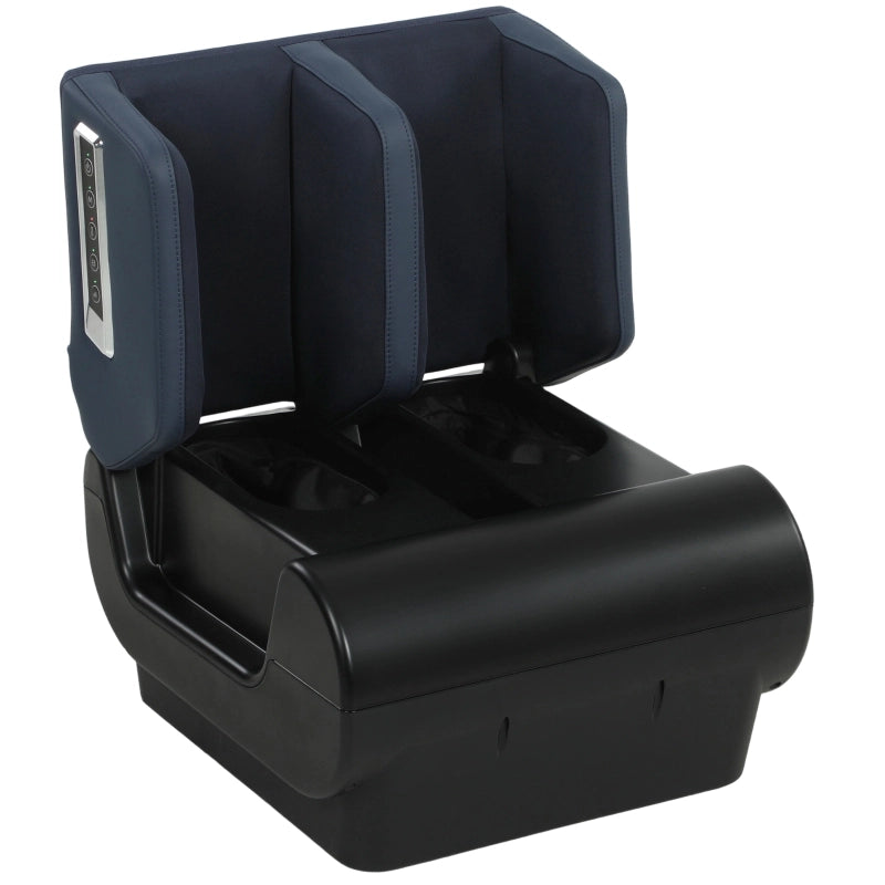 MASSAGGIATORE GAMBE 2-in-1 con riscaldamento, timer 15 min, Blu