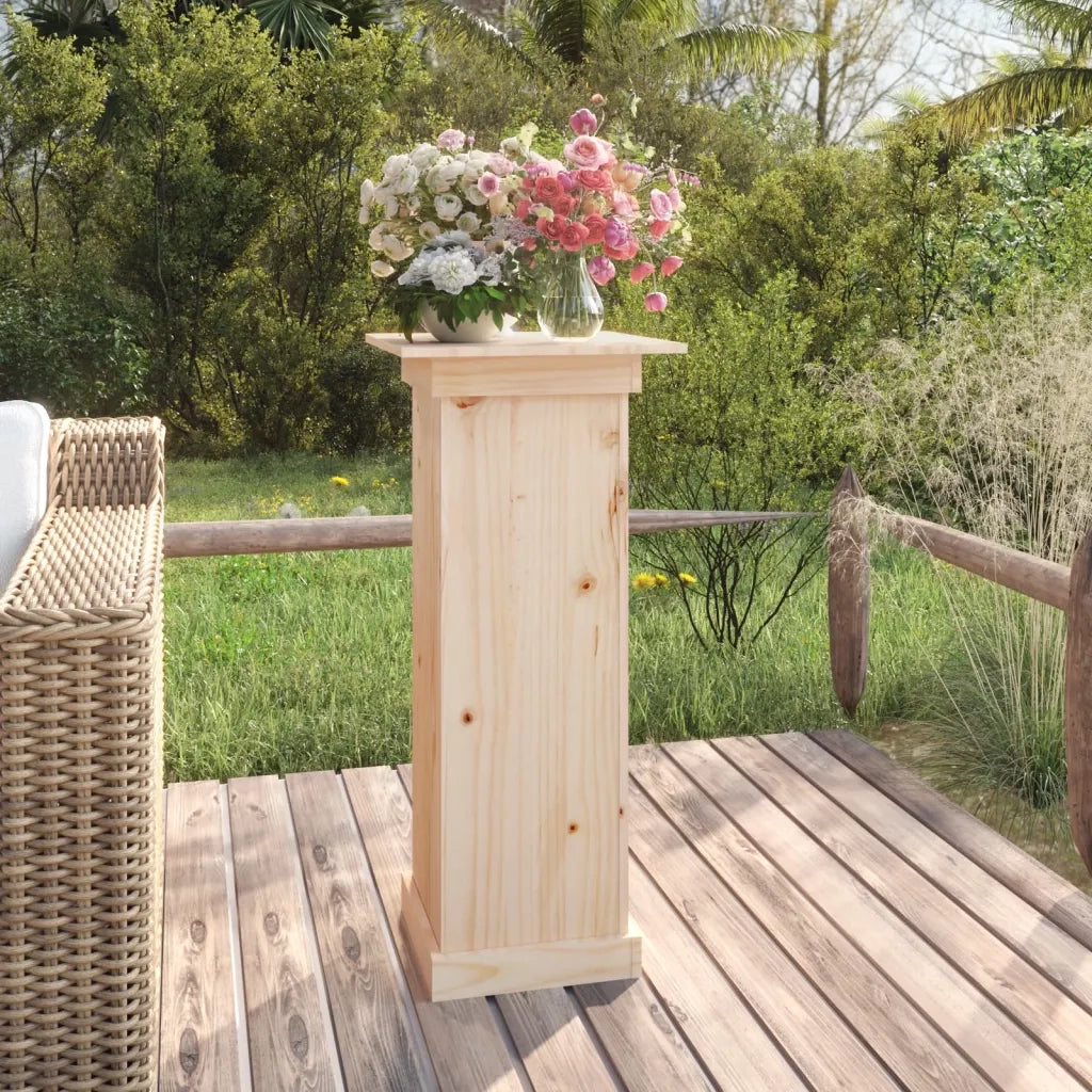 Portafiori-Supporto per Piante-Rastrelliera per Fiori 40x40x90 cm in Legno Massello di Pino