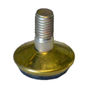 PIEDINO REGOLABILE IN ACCIAIO Ø 32 mm M10 - Ottonato - 25 pezzi