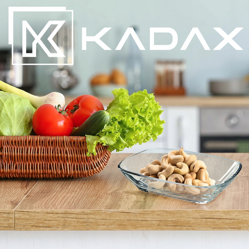 Ciotole in vetro KADAX per insalata e snack, 230 ml, set da 6 pezzi.