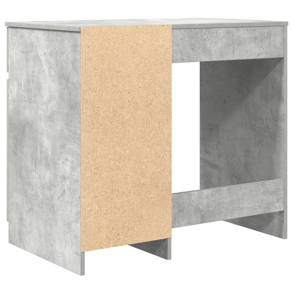 Scrivania Grigio Cemento 86x49x76 cm in Legno Multistrato 861826