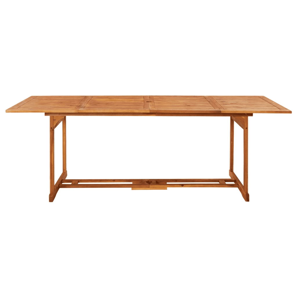 Tavolo da Pranzo per Esterni 220x90x75cm Legno Massello Acacia 315946
