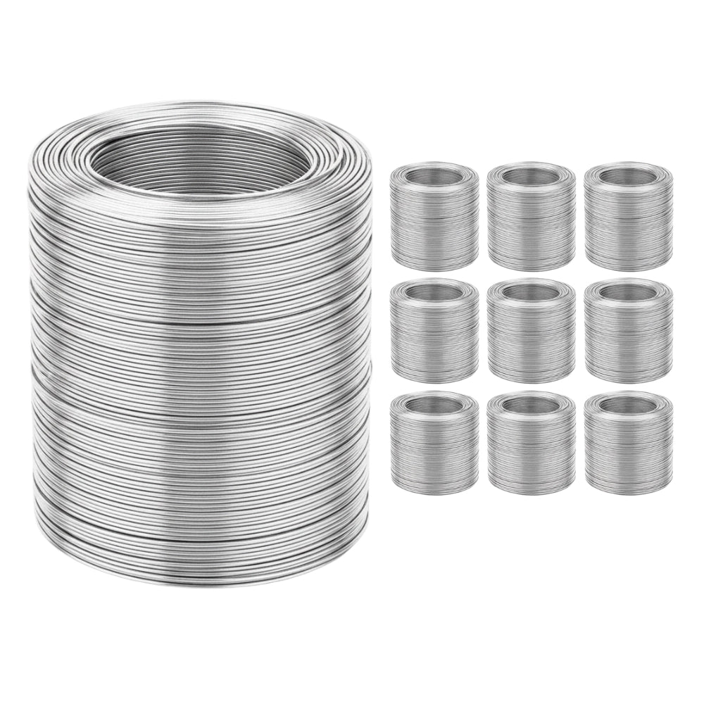 Kit filo cotto bianco argenteo per armature in cemento armato bobina 300 g *** pezzi 10, confezione 1