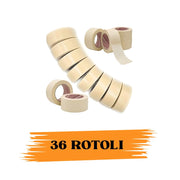 Nastro Adesivo Carta Gommata 48mmx50m 36 Rotoli EcoPrice®