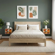 Mobiletto da comodino a parete GENNEP 2 pz Rovere Sonoma 8007454