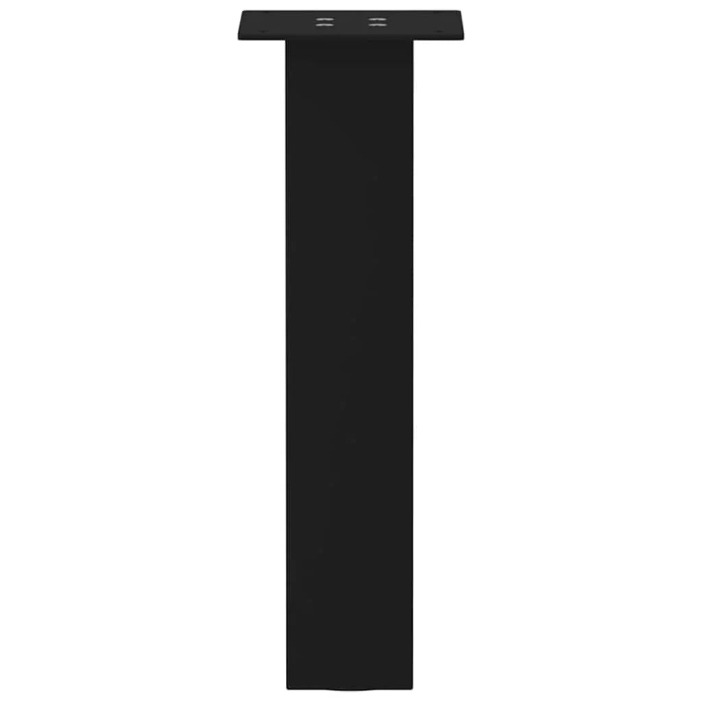 Set di 4 gambe moderne per tavolino da caffè in acciaio nero da 42 cm con un design pulito e funzionale 02_0056797
