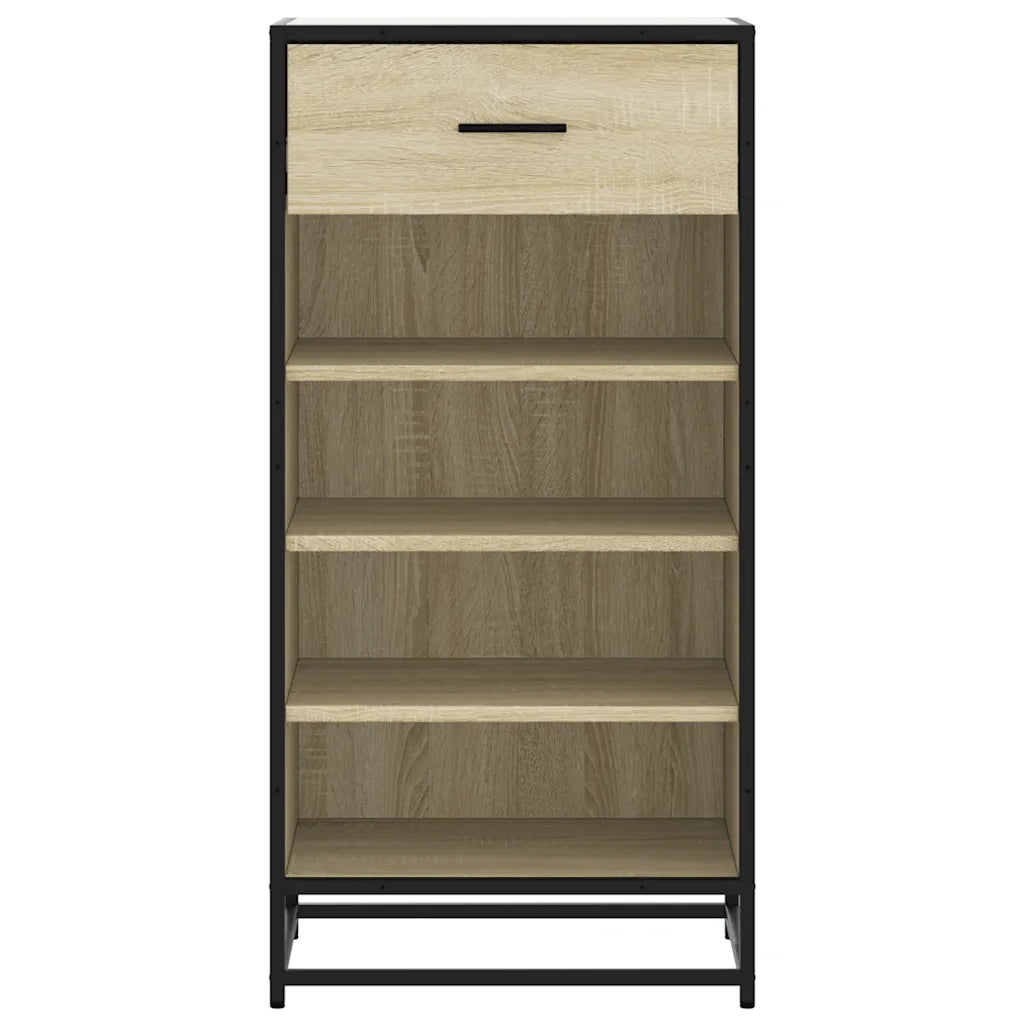 Scarpiera Rovere Sonoma 48x38x97,5 cm in Legno Multistrato