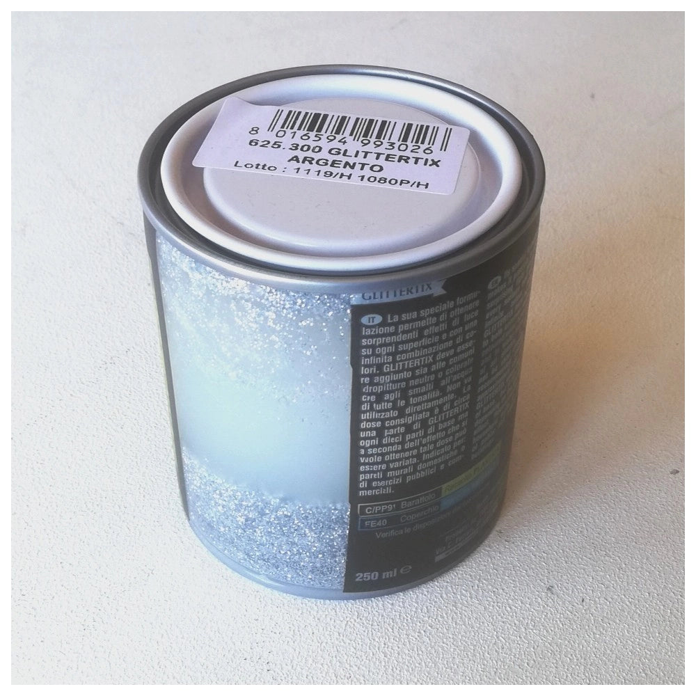 Tixe glittertix 250ml glitter argento in gel