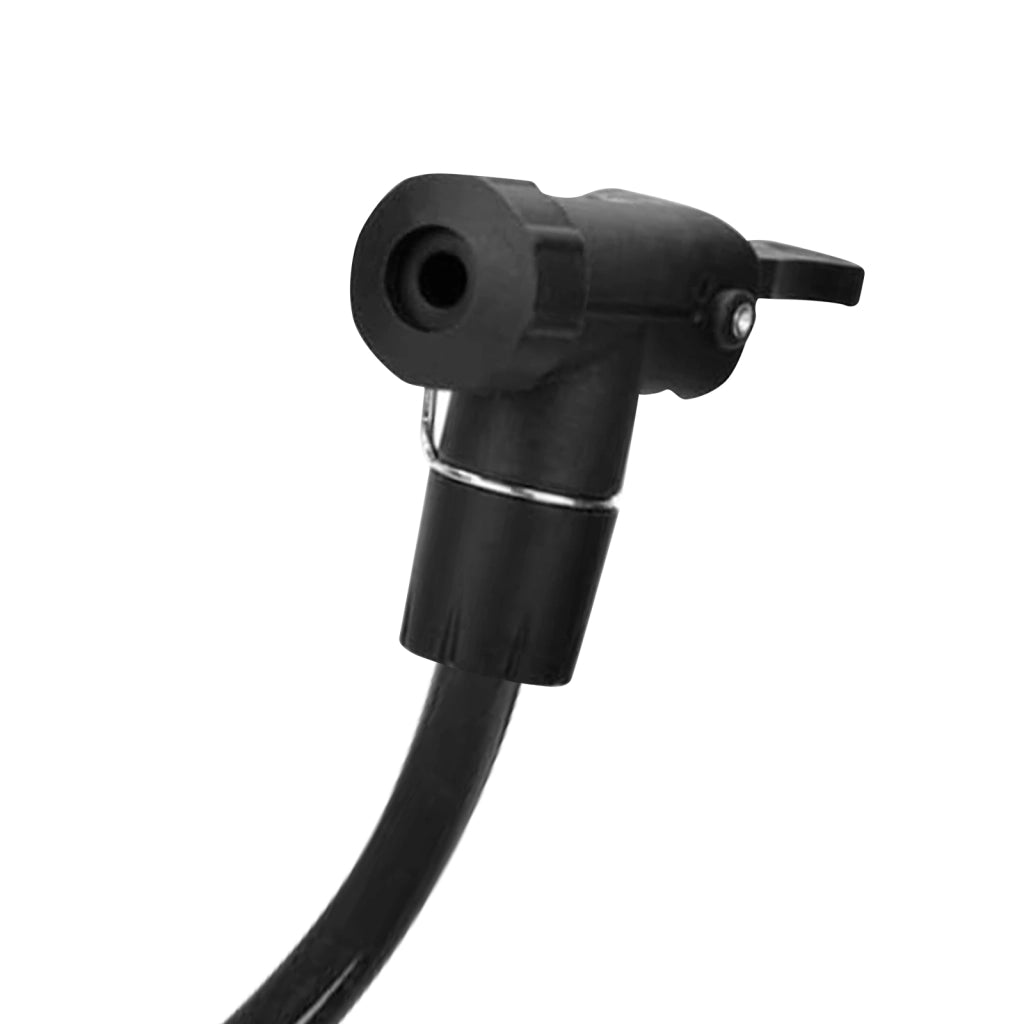 Pompa ad Aria Portatile 90PSI per Bici / Moto 30cm Valvola Americana Nero / Oro Avizar