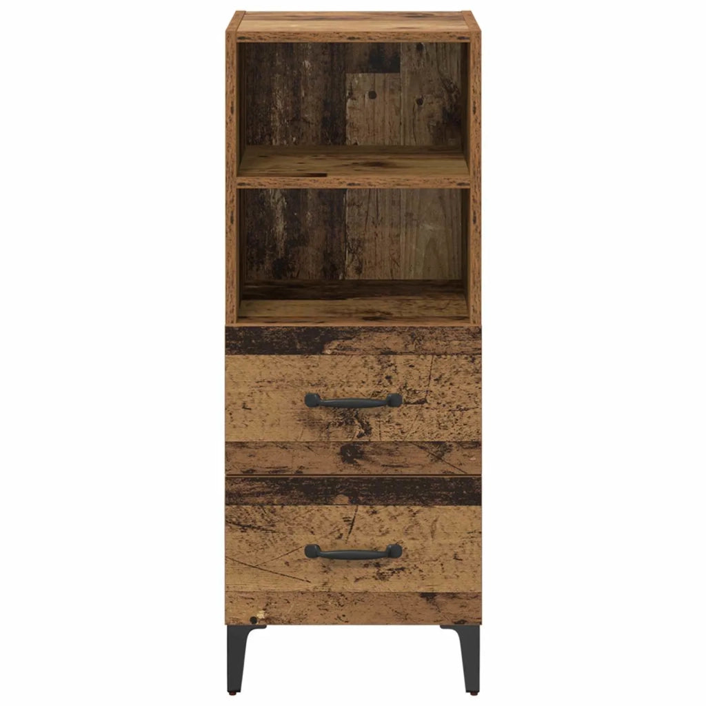 Credenza Legno vecchio 34 x 34.5 x 90 cm Legno multistrato