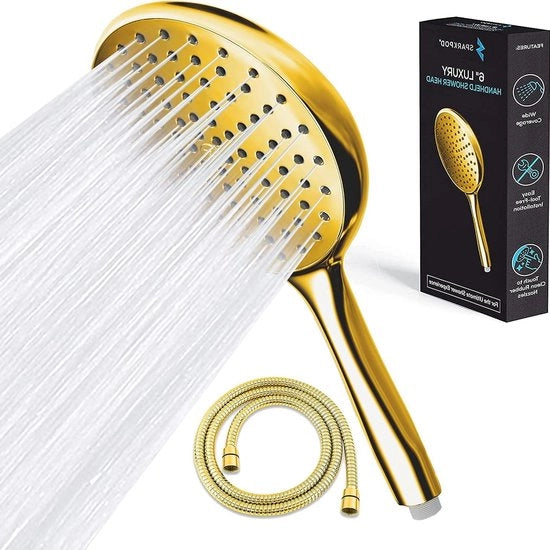 Douchetta a alta pressione con tubo - enorme 155 cm getto d'acqua per la faccia - design lussuoso - installazione semplice