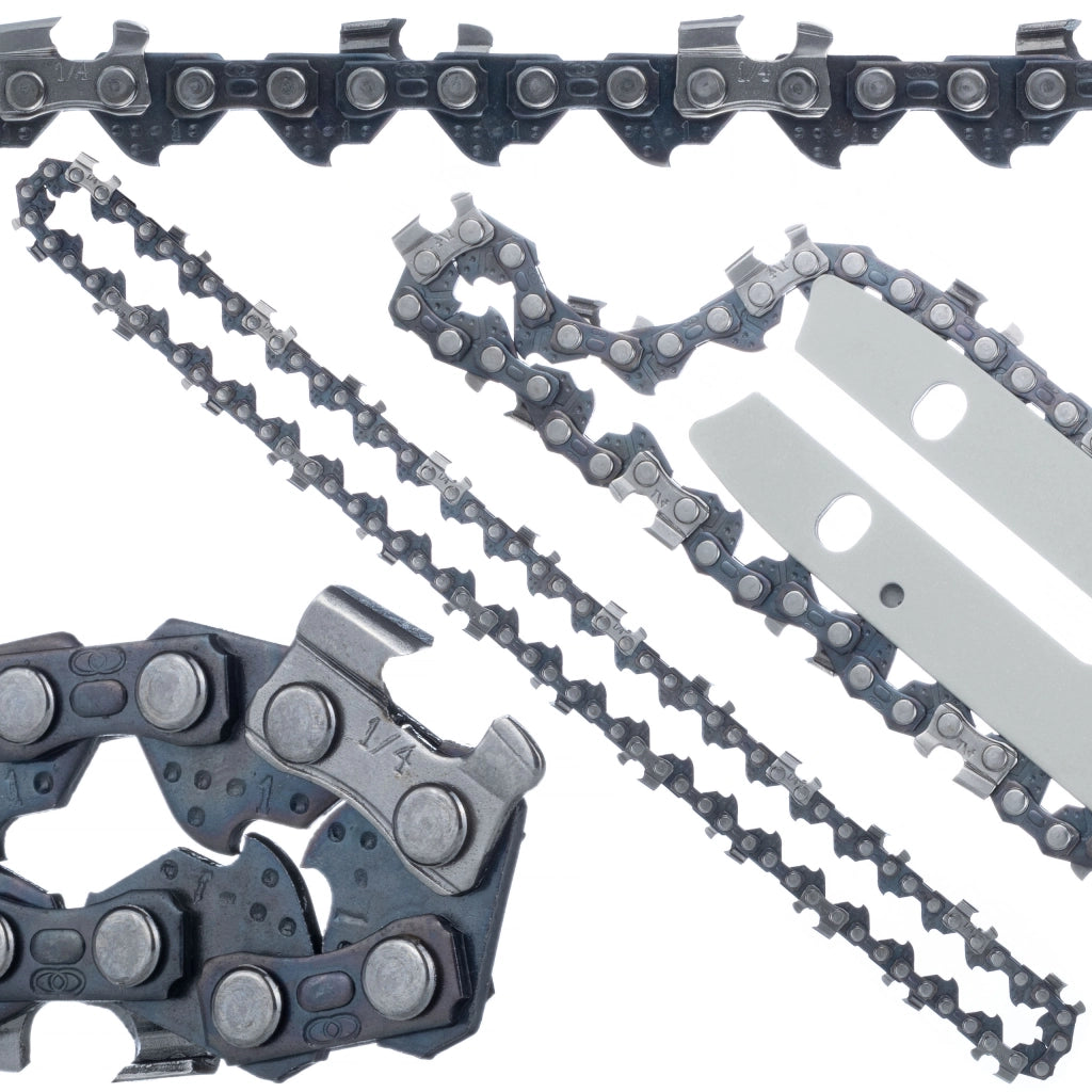 Catena per Motosega 8" Passo 1/4" – Acciaio di Alta Qualità, 24 Lame, 48 Denti