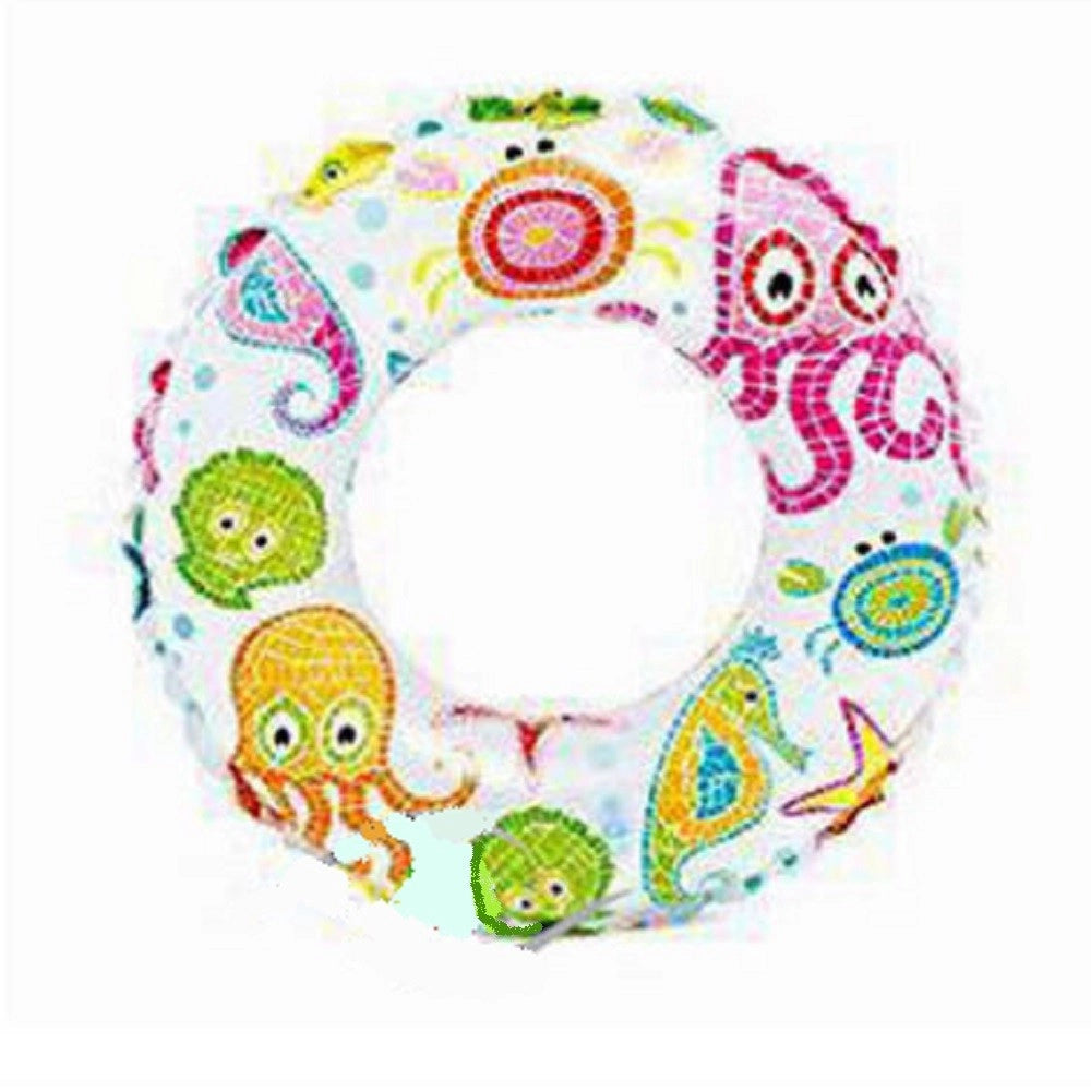 Trade Shop - Salvagente Ciambella Gonfiabile Galleggiante Mare Piscina Spiaggia Bambini 51cm -
