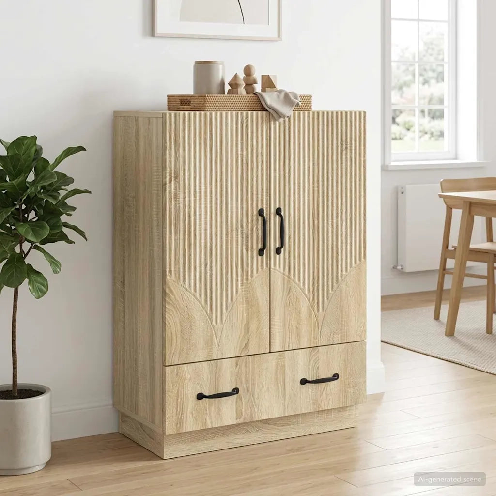 Credenza Rovere Sonoma 66 x 34,5 x 92 cm Legno ingegnerizzato 895357