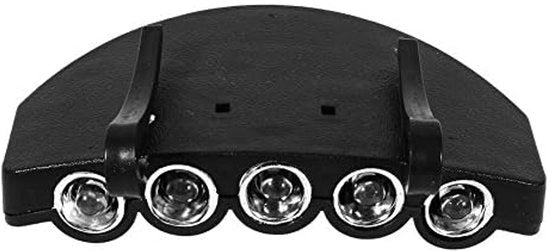 Lampetta da testa con clip, superportante, adatta per campeggio, cappelli, illuminazione, clip per cappello portatile, con lampadina, adatta per attività come pesca, escursioni, campeggio, ecc.