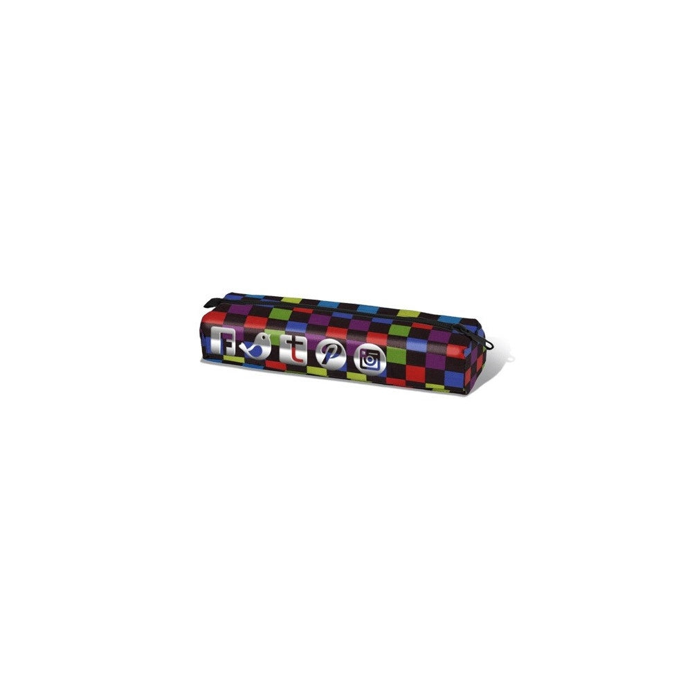 Trade Shop - Astuccio Kookie Ska Gut Bauletto Rettangolare Scuola Ragazzi Ragazze 3 Modelli -