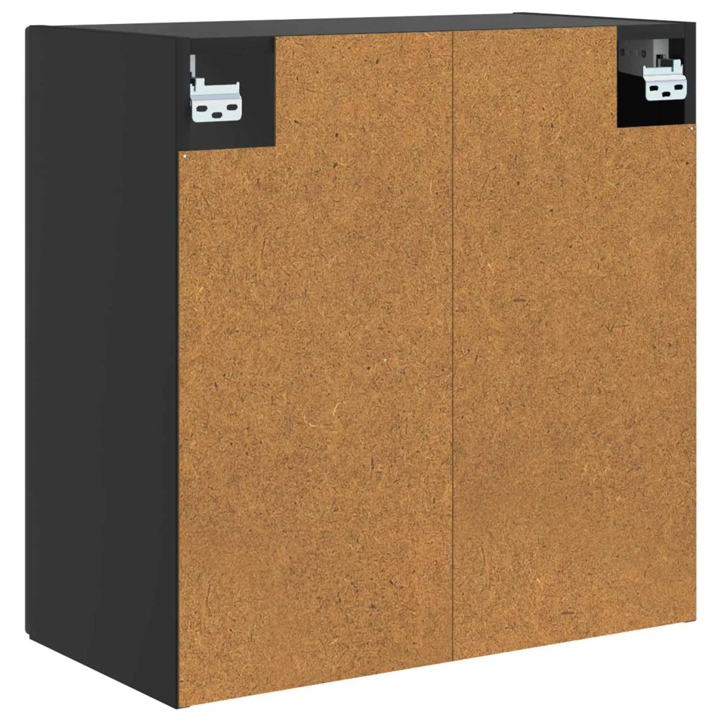 Mobiletto a muro Nero 59 x 31 x 60 cm Legno ingegnerizzato 898746