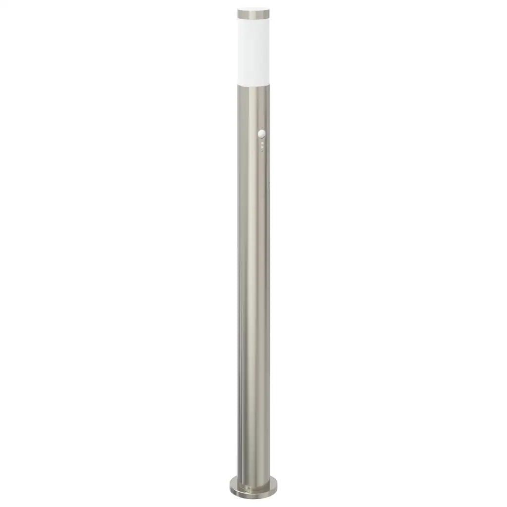 Lampada a paletto con sensore 110 cm Acciaio Inox IP44 4006009