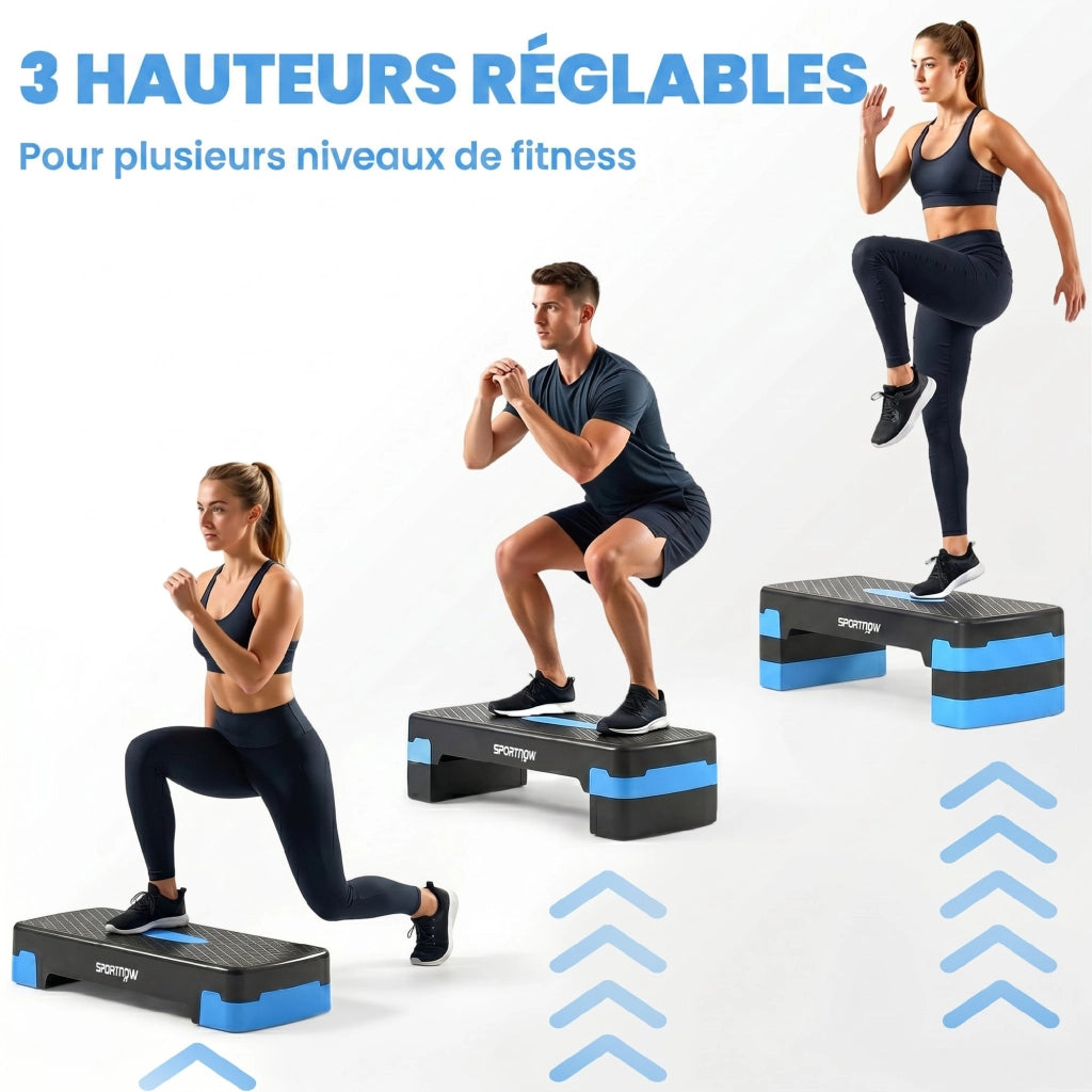 Stepper Fitness Aerobico ¨C zephmum ¨C Blu 68x29x20cm