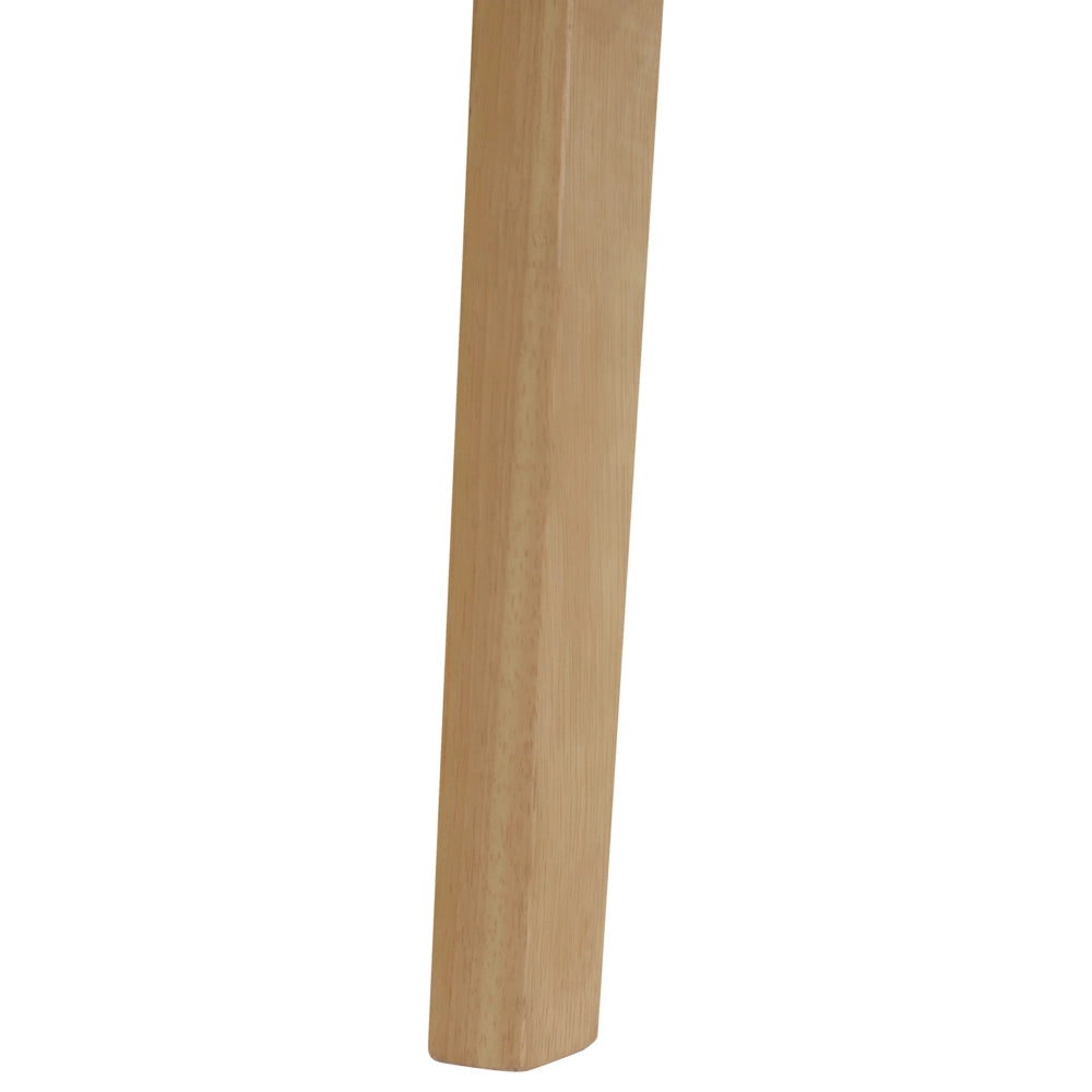 Set di 2 sedie da pranzo in legno chiaro compensato bianco e nero tessuto poliestere pied de poule gambe in legno di gomma stile retrò tradizionale