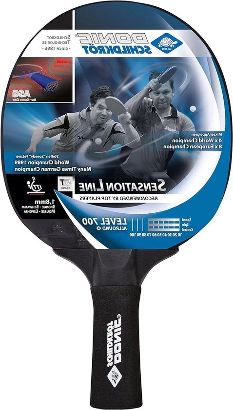 Racchetta da Ping Pong Sensation Line 700 Manico ASG 18 mm Spugna Avantgarde - Copertura ITTF 734403