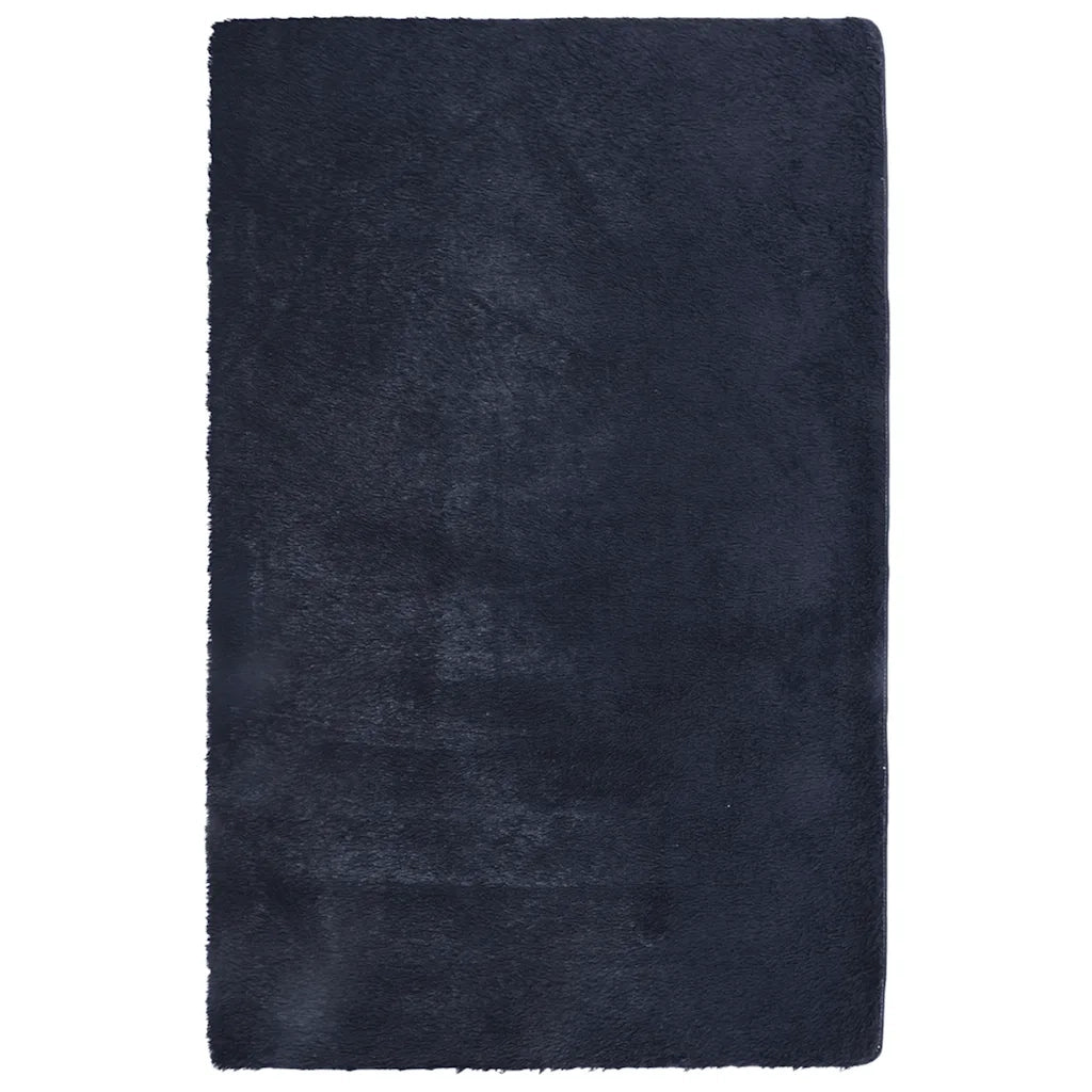 Tappeto Shaggy a Pelo Lungo NAVARRA Blu Marino 130x200 cm