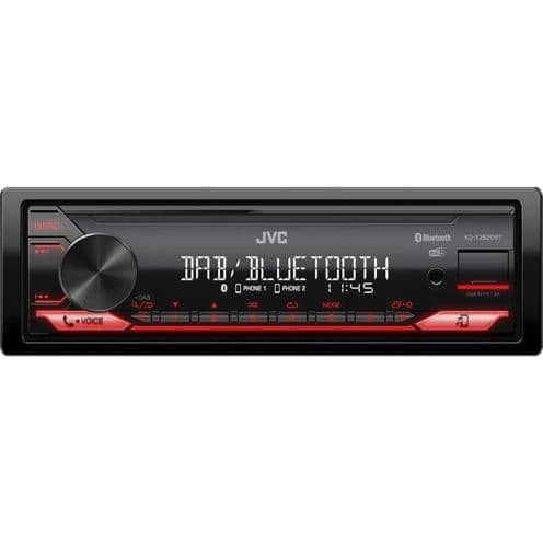 JVC KD-X282DBT Ricevitore multimediale per auto Nero 200 W Bluetooth